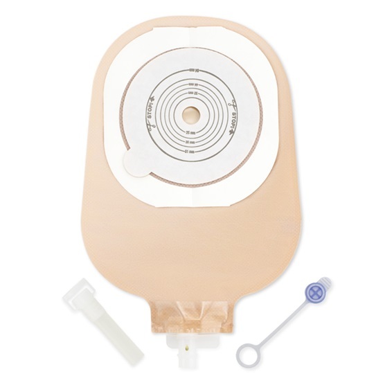 Moderma Flex Urostomiebeutel plus Haftrand, 15 - 64 mm  