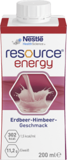 RESOURCE Energy Erdbeer/Himbeer, 200 ml, 1,5 kcal/ml | 12595736 | PZN 00012397