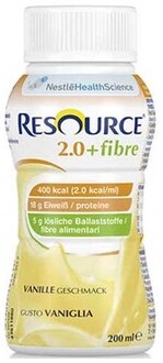 Resource® 2.0 + fibre  Hochkalorische Trinknahrung | 12100797 | PZN 01743849