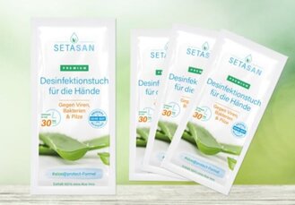 SETASAN Premium Hände-Desinfektions-Tücher | 51019