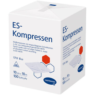 ES-Kompresse 10x10cm unsteril | 4018256 | PZN 00475269