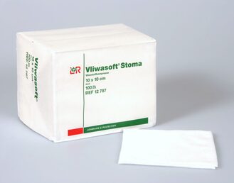 Vliwasoft Stoma Vliesstoffkompresse | 12787 | PZN 02269284