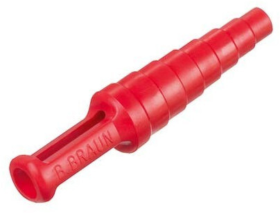 BBraun Katheterstopfen rot steril