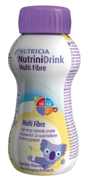 NutriniDrink Multi Fibre Vanille 200 ml