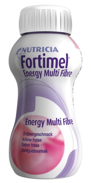 Fortimel Energy Multi Fibre Erdbeere 4x200 ml