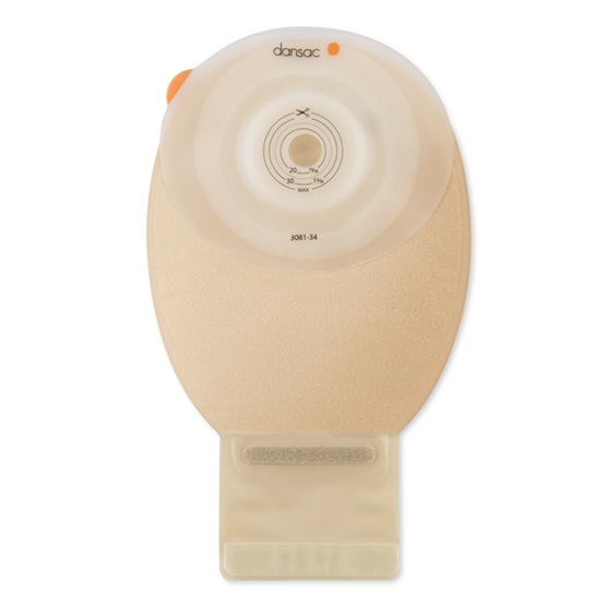 Dansac MT081-34 Ileostomiebeutel Vorderseite